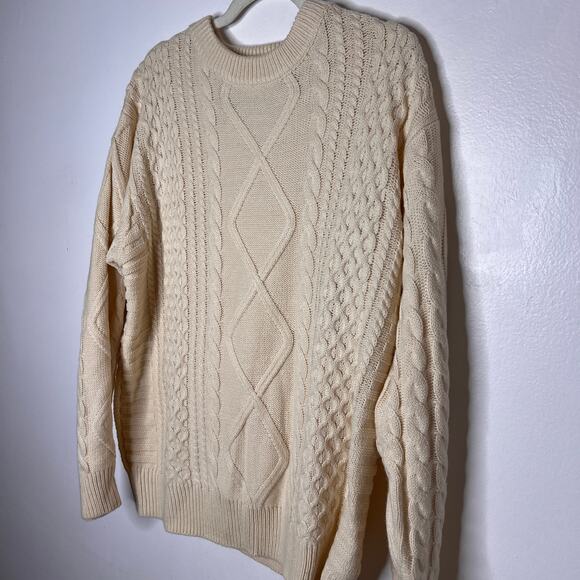 Aelfric Eden Retro 90s Cable Knit Sweater Size M - Picture 2 of 4
